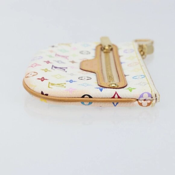 LOUIS VUITTON Monogram Multicolor Pochette MM Pouch White M60028 LV Auth gh1170V - Picture 5 of 16